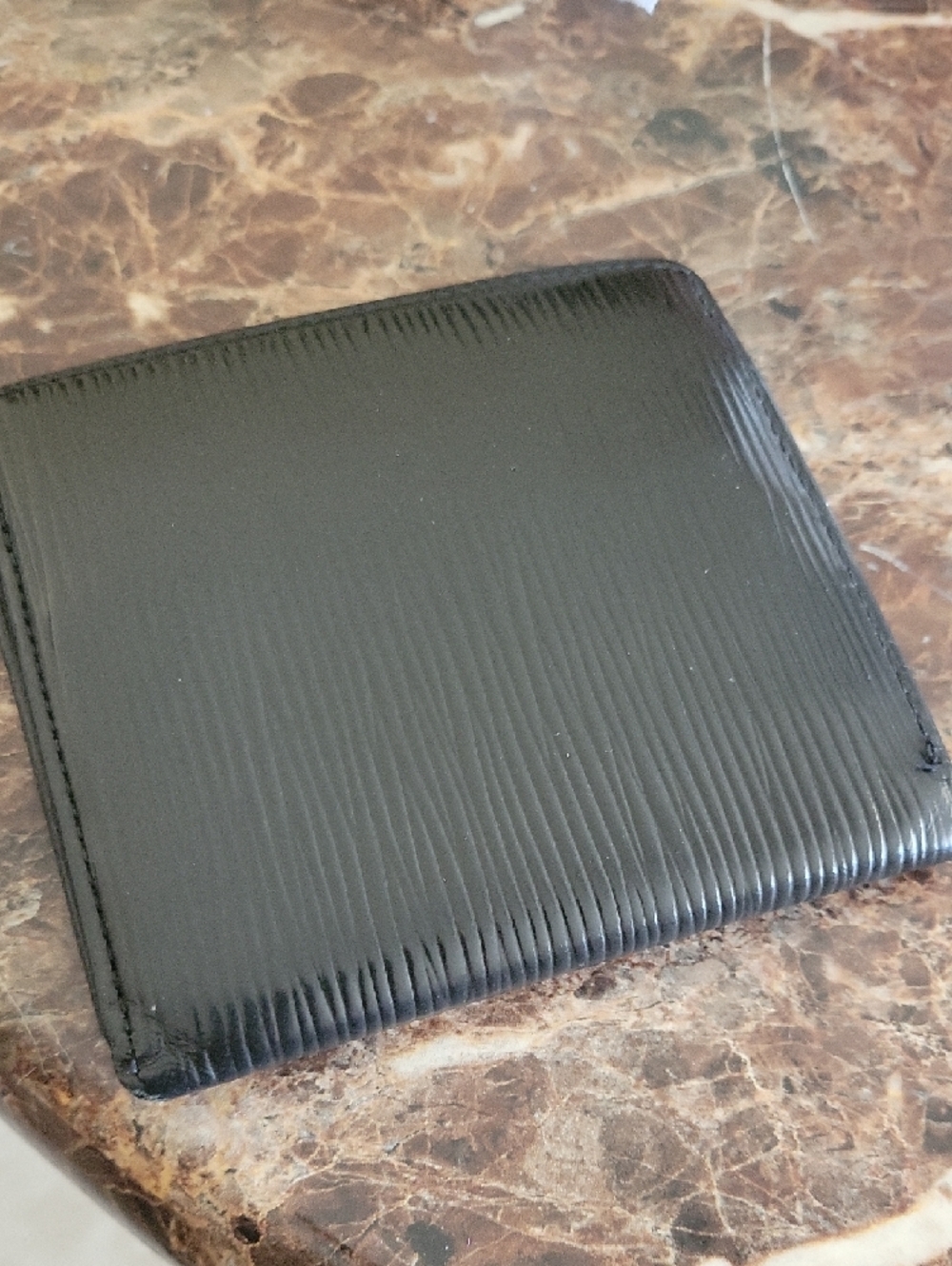 Louis Vuitton Black Epi Leather Card Holder - Picture 2 of 7